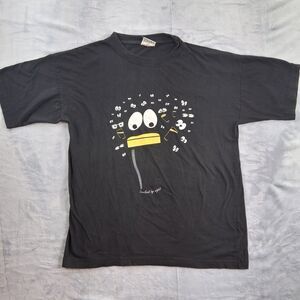 BASIC Ireland By Night T-Shirt Mens XL Black Crew Neck Short Sleeve Pint Glasses